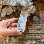 Urban Outfitters Sparkle Glitter Crop Top size XS Silver cinched Photo 4