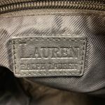 Vintage LAUREN Ralph Lauren Black Leather Small Hobo Shoulder Bag Purse Handbag Photo 6