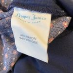 Draper James Self Tie Romper Jumpsuit Medium Navy Blue Red Floral RAW0009 Photo 6