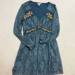 Miami Teal Lace Mini Dress NWOT Photo 8