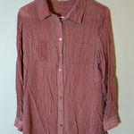 Soft Surroundings  Seika Button Down Shirt Size Medium Photo 0