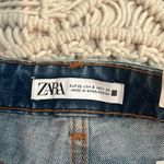 ZARA  MID RISE RELAXED JEAN SHORT NWT Size 0 Photo 4