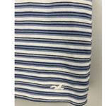 Hollister Women's Striped Mini Skirt Blue/White Size S Ultra High Rise Photo 1
