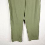 Isaac Mizrahi  Plus Size 16 Pants Green Elastic Waist Cropped Ankle Mid Rise 1635 Photo 3