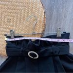 J.ing black‎ high Rise paper bag waist shorts Size XS Photo 6