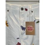 Reformation Women's Size 26 White Cynthia Ladybugs High Waist Straight Jeans NWT Photo 4