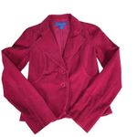 French Connection Women Fcuk jeans Pink Corduroy waist blazer Size small. Photo 0