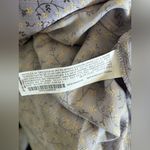 ZARA  Lilac Ditsy Floral Tie Strap Satin Mini Slip Dress with Square Neck Size M Photo 8