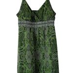 Apt. 9 Y2K  Empire Waist Smocked Sleeveless Paisley Babydoll Midi Dress Sz L Twee Photo 1