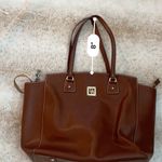 Dooney & Bourke Brown Leather Tote Bag Photo 7