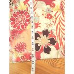 Jonathan Martin VTG  Oriental 100% Silk Dress Sz 12 Lined Floral Mandarin Collar Photo 10