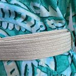 River Island Paisley belted shirt dress in green Photo 14