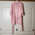 VTG PINK DAMASK SATIN ROBE/ KIMONO Size L Photo 2