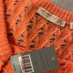 NWT Uncharted Threads Size L Coral Stretchy Knit Crochet Terry Cover Up Dress Pink Size L Photo 10
