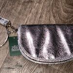 Wild Fable NWT! Wristlet Bag Metallic Silver W Strap Or Hoop Handle Photo 0