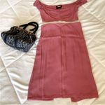 Reformation  two pieces top and skirt in pink 8 Photo 2