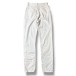 Reformation  White Straight Leg High Waisted Jeans Size 23 Button Fly Cotton READ Photo 2