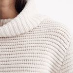 Madewell Side Button Turtleneck Sweater Small Photo 8