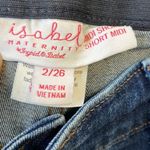 Isabel Maternity MIDI Short Short Jean Shorts Size 2/26 Photo 2