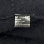 Antonio Melani Black 100% Cashmere Mock Neck Split Back Sweater Women's Small Photo 6