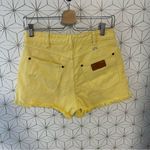 Wrangler  Billabong Collab Yellow Denim Shorts Photo 3