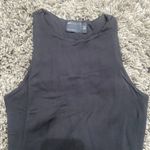 ASOS  Design Soft Touch Maxi Halter Neck Tank Dress in Black, Size 2​​​​ Photo 2