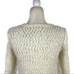 Free People Ivory Crew Neck Wool Blend Pullover M Photo 8