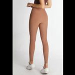 NIKIBIKI NEW Cognac Leggings with Gold Glitter Weaving Photo 3