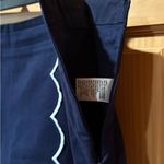 Crown & Ivy  Navy Blue Skort with White scalloped Trim women’s size 12 Photo 4