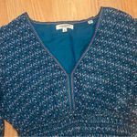 Max Studio Women Size S Boho V-Neck Fit & Flare Tiered Short Dress Long Sleeve Photo 3