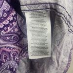 Ralph Lauren Lauren  Purple Paisley Nightshirt Pajama Embroidered Size S Designer Photo 6