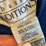 VINTAGE BASIC EDITIONS 90s Denim Zip Up Hoodie Jacket 100% Cotton Size Small Blue Photo 7