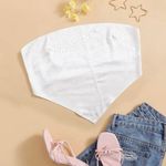 SheIn Satin Tie Back Bandana Top Photo 0