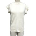 Club Monaco Short Sleeveless Doublefaced Sweater Cream XS Photo 1