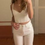 Gilly Hicks  White/Cream Corset Top Photo 0