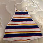 Forever 21 backless halter striped top Photo 6