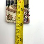 Patchwork Fabric Belt Rustic Bee Embroidery Whimsical Green Photo 7