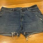 Old Navy  women’s button fly high rise O.G straight jeans short size 18. Photo 0