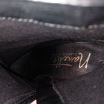 Nanette Lepore  Black Suede Embroidered Lilly Ankle Photo 8