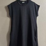 Short Dress With Pockets Gray Size XL Photo 0
