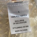 NWT Dizzy Lizzy Women's Sheer Lace Cream Embroidered Mesh Flyaway Kimono White Size L Photo 12