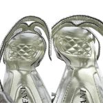 Alfani  Women’s Tacy Silver Metallic Platform Strappy Formal Heels 8.5 Photo 3