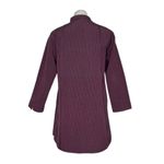 REVERSIBLE Coat Lightweight Nehru Collar Maroon Wine Color LAGENLOOK Fits M Photo 4