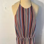 19 Cooper  striped jumpsuit with halter tie neck - NWOT Photo 2