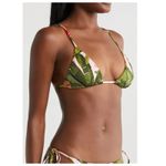 Farm Rio Banana Leaves Bikini Top Size XS Photo 2