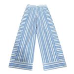 Marie Oliver  Carter Pant Blue Stripe Wide Leg Sz 2 Photo 2