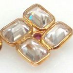 Amethyst 18K Gold & Topaz? Pendant Photo 8