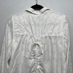 Caffe Marrahkesh Shirt Womens Small Cotton Oversized Relaxed Boho Beachy Western White Photo 7