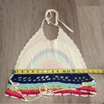 Arizona Jeans Arizona Jean Co Rainbow Crochet Halter Top Tank Top - Size Medium Photo 4