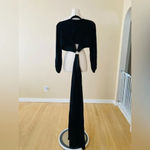 Anthropologie BTFL-Life Cutout Maxi Dress Black Size Medium $109 Photo 3